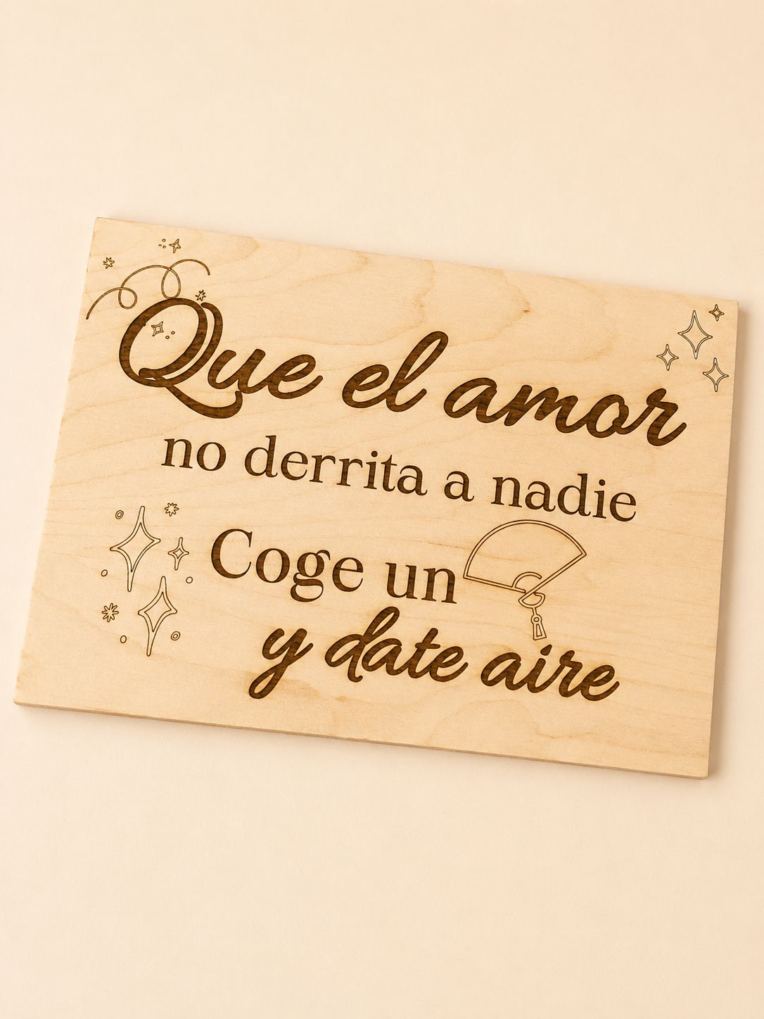 Carteles de madera para rincones de boda y eventos
