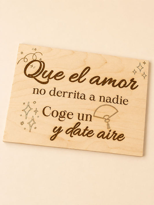 Carteles de madera para rincones de boda y eventos