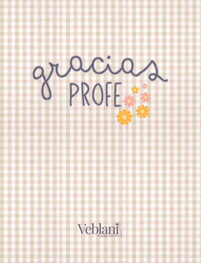 Pack “Súper Profe” — Vela personalizada con tapa grabada y llavero