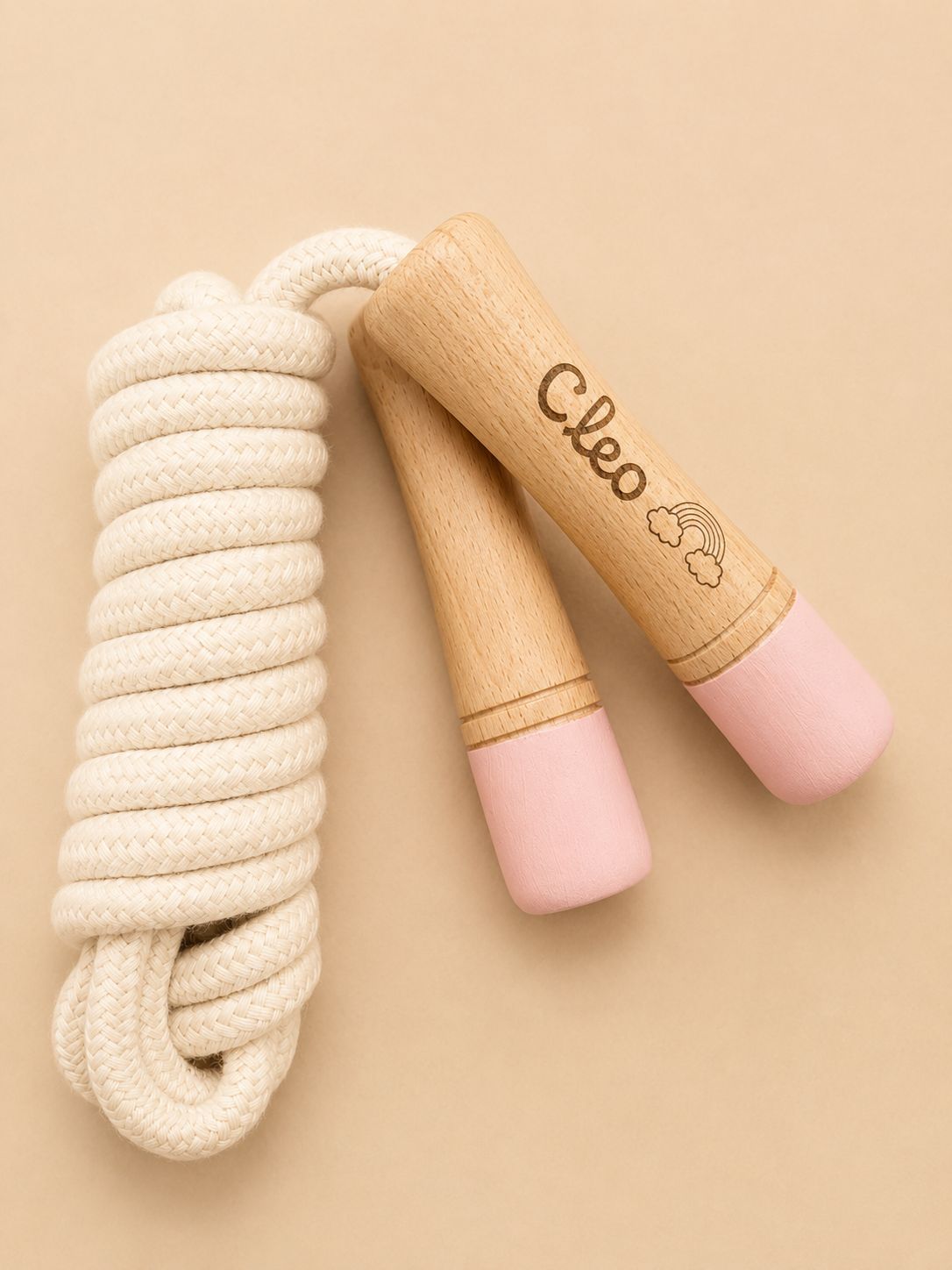 Comba de madera personalizada con mango de color