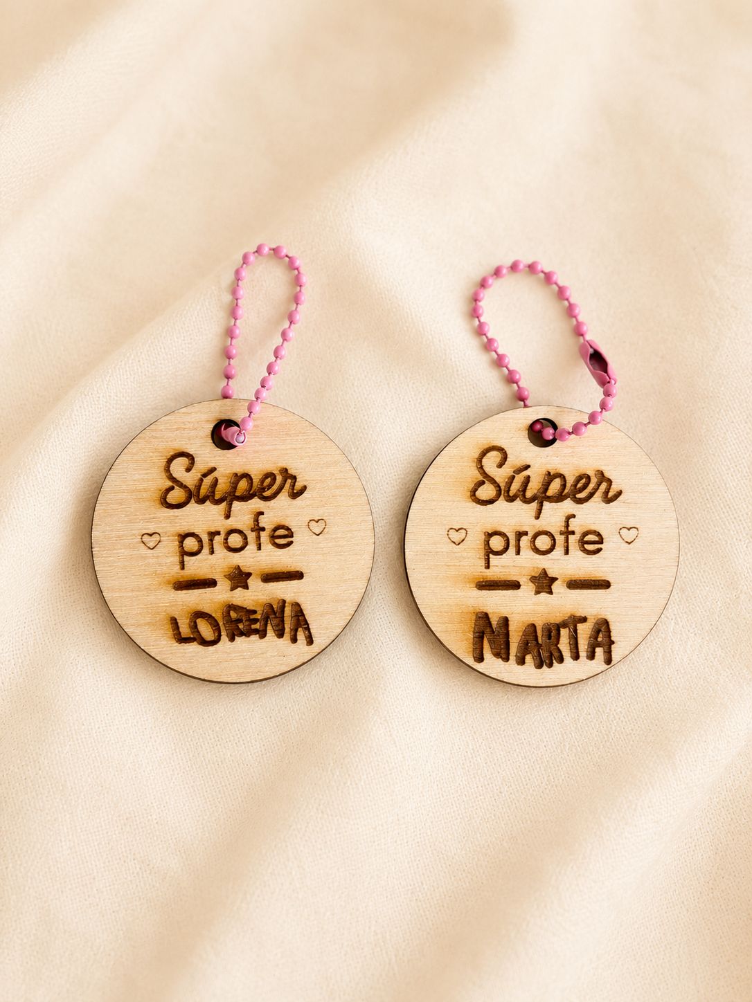 Llavero personalizado “Súper Profe / Súper Mamá / Súper Papá