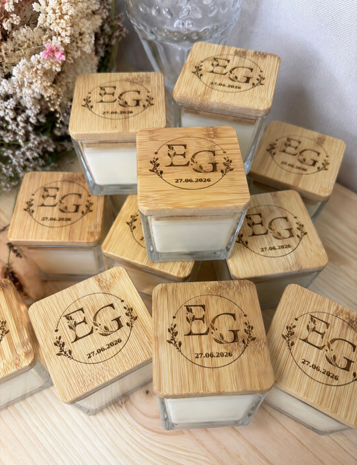 Vela personalizada "Modelo Essence"